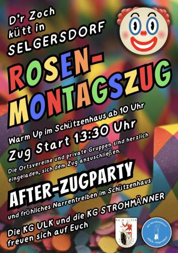 Rosenmontag A5 Flyer - 1