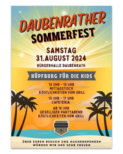 Sommerfest Daubenrath 2024